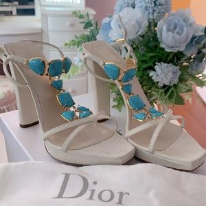 Dior PIEDRA Sandale Blanc
